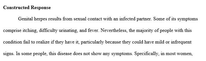 Explain why the number of people in the United States who have genital herpes