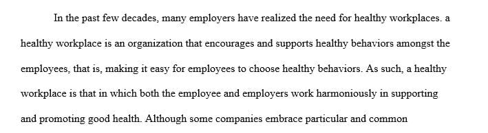 How are companies promoting healthy behaviors in the workplace