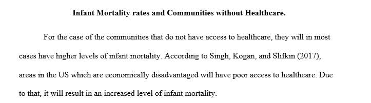 Literature Review on Infant Mortality Rates in Chicago and America