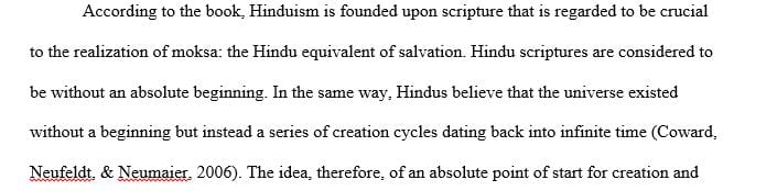 Reflection about Hinduism Asian study
