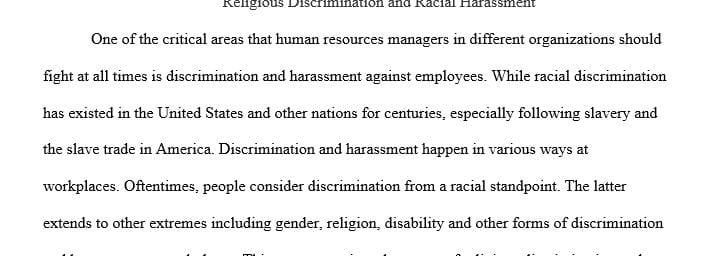 racial harassment research paper