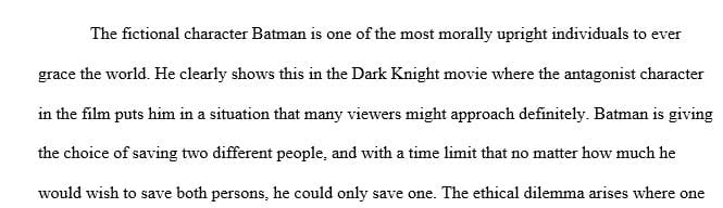 What is an ethical dilemma picture