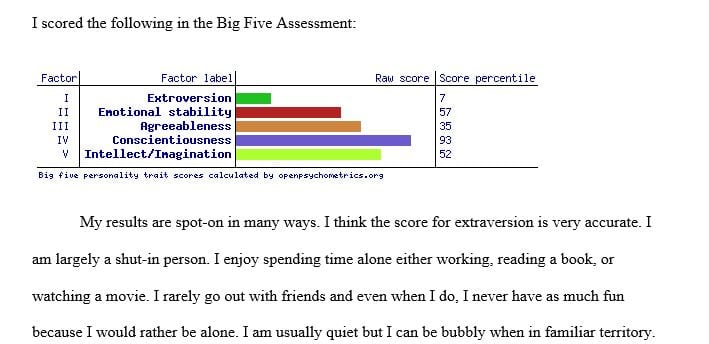 Which method of personality assessment do you think is likely to be the most informative