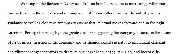 Write a 7 page paper discussing in detail three financial concepts as they affect your chosen industry