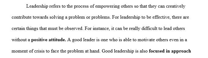 Explain the major characteristics of leadership. Describe the primary traits of management.