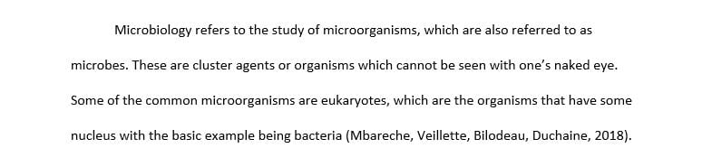 Importance of microbiology in the Health Field