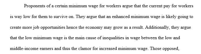 Who benefit and who loss in short run and long run when minimum wage raises