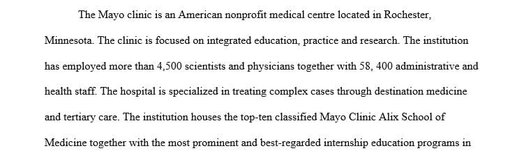Complete a SWOT Analysis of a private, government funded or non-profit hospital within your state