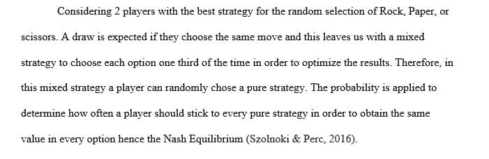 Finding the mixed-equilibrium strategies for zero-sum games can yield results that seem perplexing at first
