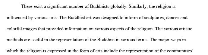 How has art influenced the development and understanding of Buddhism