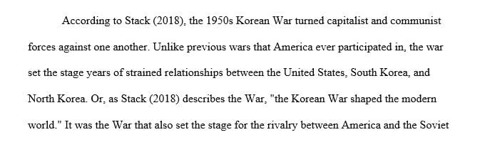 How the Korean conflict was different from previous conflicts
