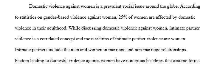 Mass incarnation or women's domestic violence with an wellness approach