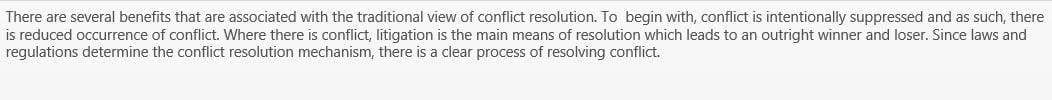 PowerPoint presentation on the three theoretical underpinnings of conflict resolution in workplaces