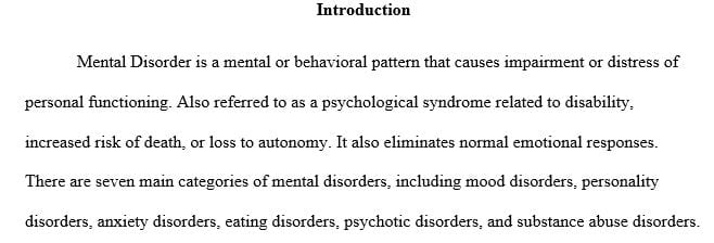 Review of a specific psychological disorder studied in the field of biopsychology