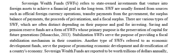 Should we be afraid of sovereign wealth funds