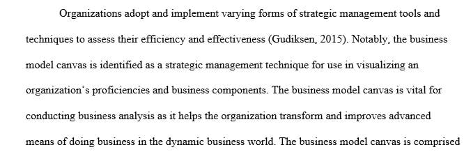 Write a 2500-3000 word that evaluates the overall effectiveness of the business model used by your organization.