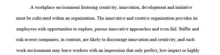 Write a 500-word summary of how organizational leaders can create a favorable organizational climate 