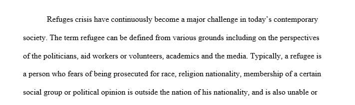 essay about refugees essay about refugees