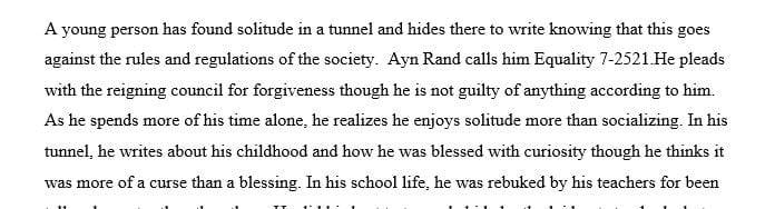 A Summary Of Anthem Book And The Fountainhead Film By Ayn Rand