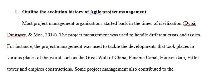 Agile project management has gained popularity in the software development industry in recent years