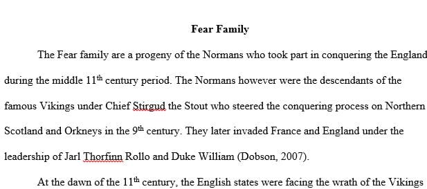 An essay on fear