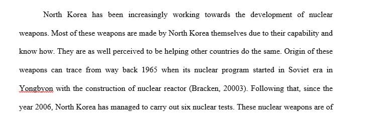 Analyzing the current crisis over the North Korean nuclear weapons issue.