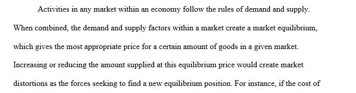 Describe the conditions that will prevail if tuition is held below equilibrium price.