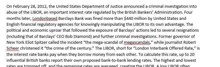 Describe the level of ethical development the executives at Barclays demonstrated when manipulating the LIBOR interest rates.