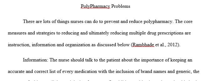  Formulate a policy to reduce the practice of multiple drug prescriptions