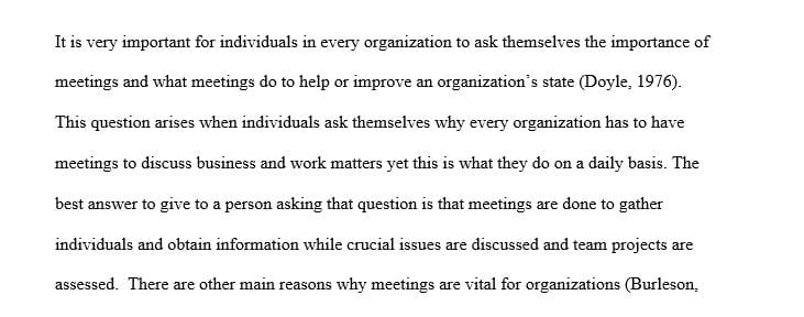 How a leader can conduct a variety of meetings effectively.