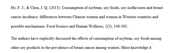 Positive Effects of Soy on our Individual Diets
