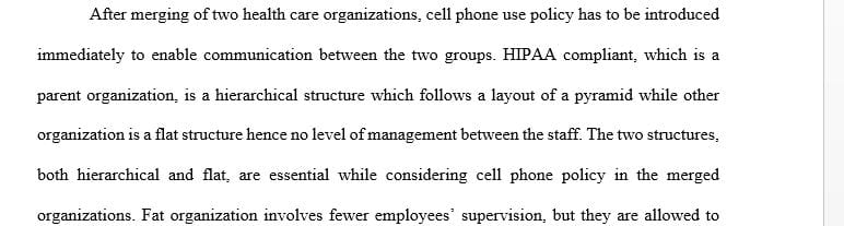 Research examples of cell phone policies and implementation
