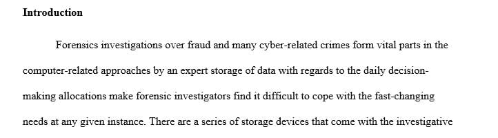 Research the problem of performing a forensic investigation involving cloud computing resources
