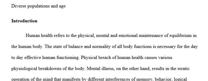 The influence of socioeconomic status (SES), culture, gender, ethnicity and spirituality on mental and physical health 