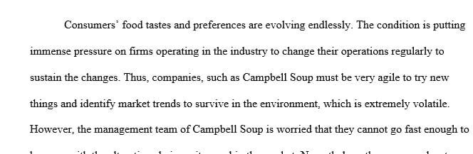 What are the branding challenges and opportunities facing Campbell’s market