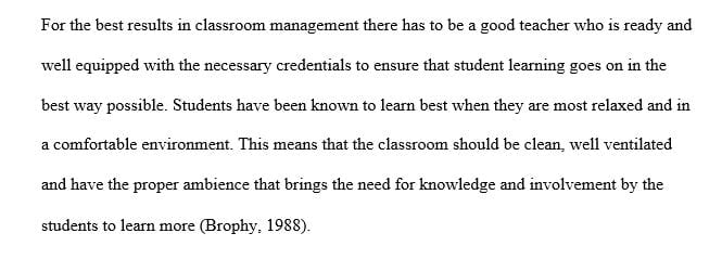 What are the most important principles for effective classroom management to promote student learning