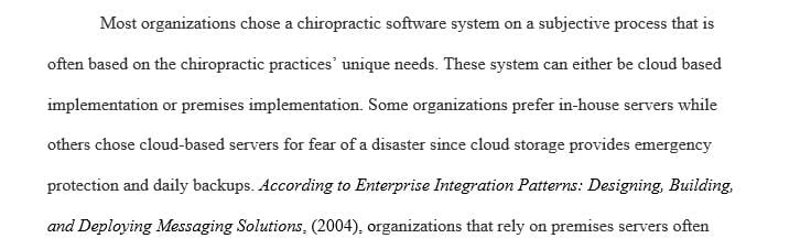 Considerations for implementing the enterprise system solution in an organization