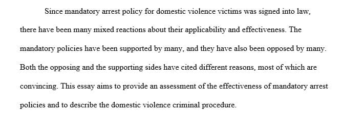 Exploring whether mandatory arrest laws in cases of domestic violence are helpful or harmful.