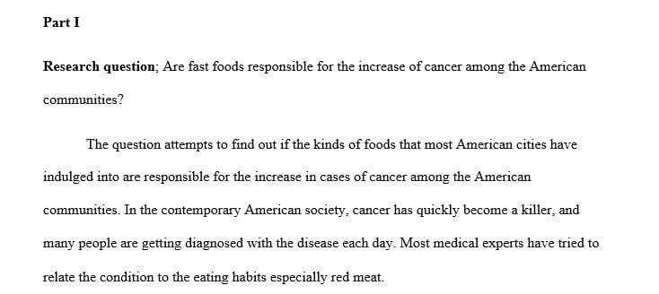 fast food nation research paper