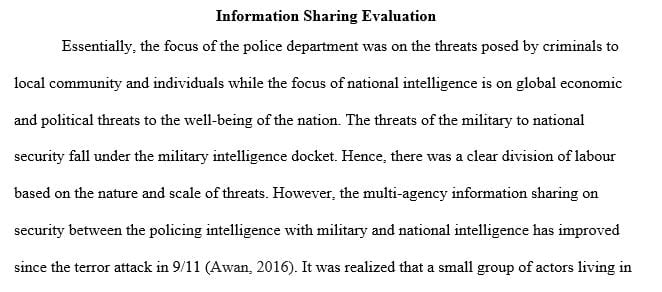 Identify improvements made in information sharing and counterterrorism since 9/11