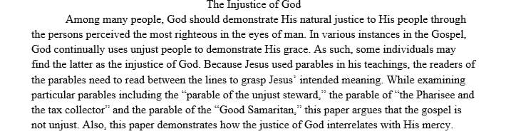 Is there something unjust about the nature of the Gospel message itself