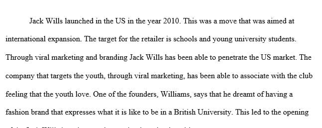 Jack Wills Case Study - Moving Into The US Market