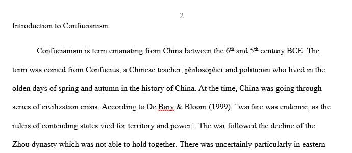 University level essay about East Asian Thought in Comparative Perspective