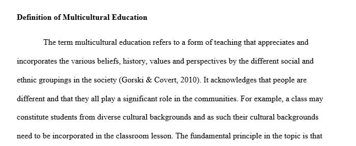 What is multicultural education. How has it evolved over the years