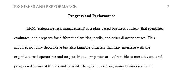 What performance measures would you recommend that use so that they can monitor progress and performance