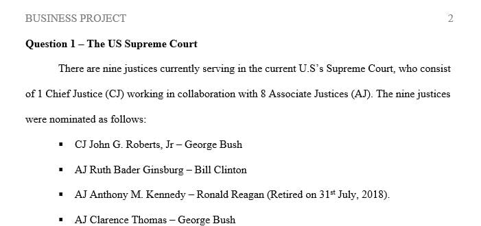 Who are these justices and who appointed them to the Supreme Court