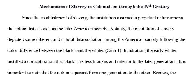 Why was slavery so perpetual in the Colonial and later American society