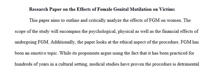 Literature review on fgm in kenya picture