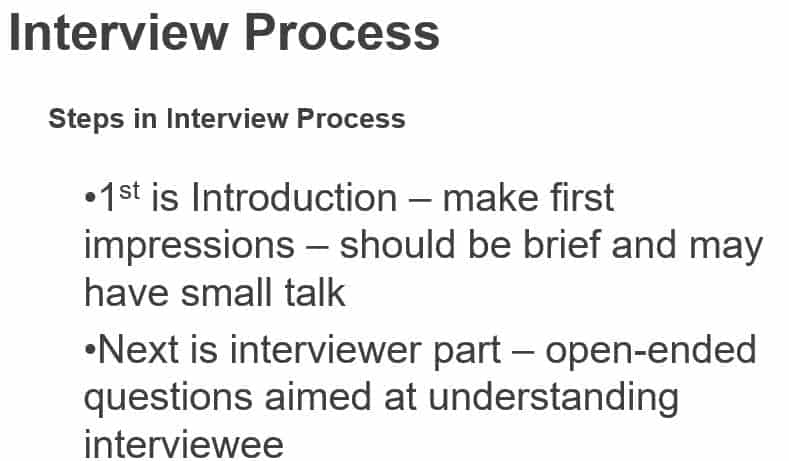 Create a PowerPoint presentation outlining guidelines for college students on how to have a successful interview