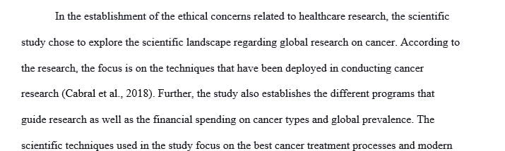 Explain how the ethical concerns can influence the research outcomes.